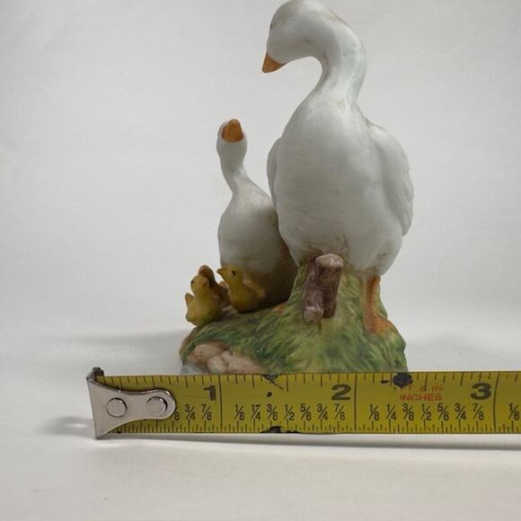Homco #1459 Porcelain Figurine w/Sticker Duck/Ducklings/Geese Family Vintage - Picture 16 of 16